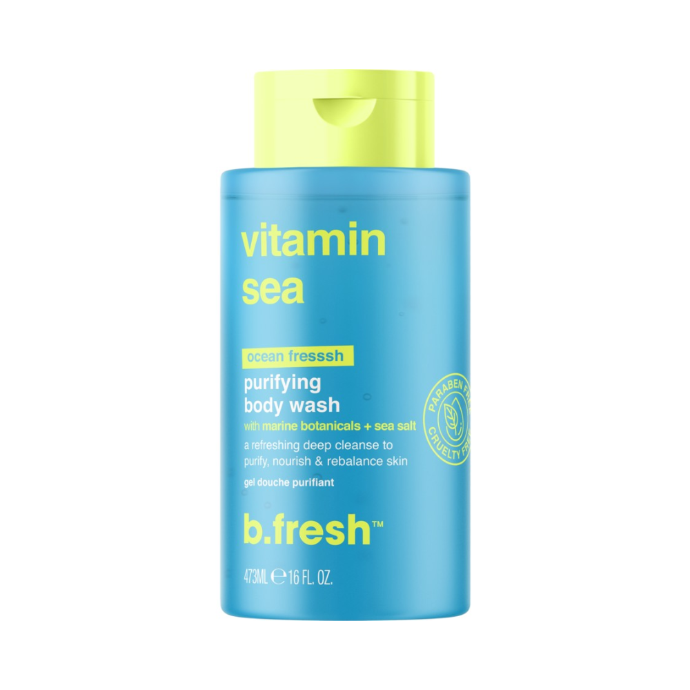 3 x b.fresh vitamin sea body wash 473mL