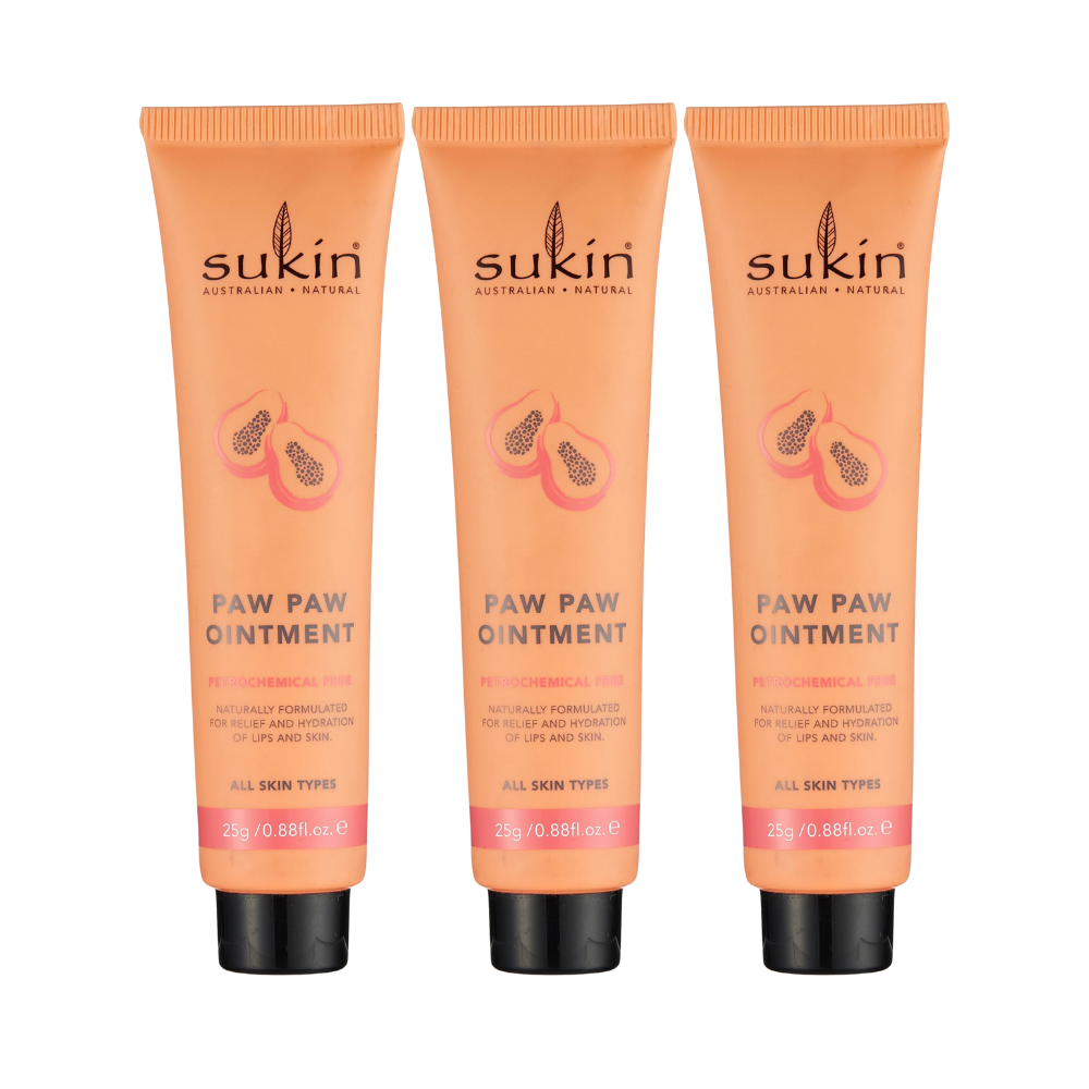 3 x Sukin Paw Paw Ointment 25g