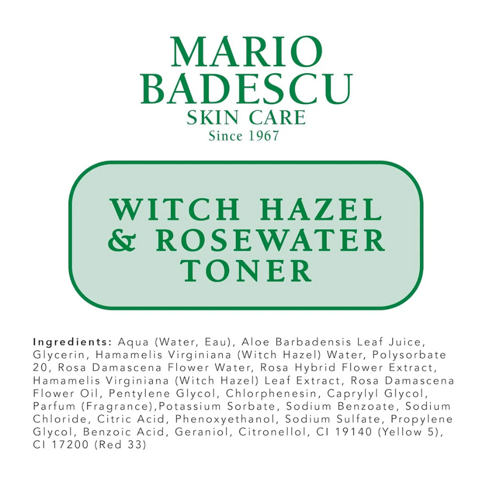 Mario Badescu Witch Hazel & Rosewater Toner 236mL