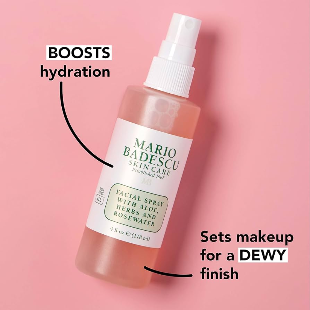 Mario Badescu Facial Spray with Aloe, Herbs & Rosewater 236mL