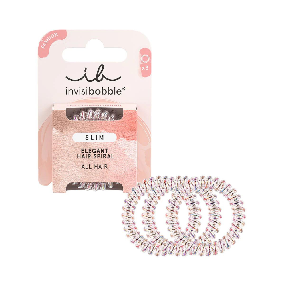 Invisibobble Slim Elegant Spiral Traceless Hair Ties 3Pk - Vanity Fairy