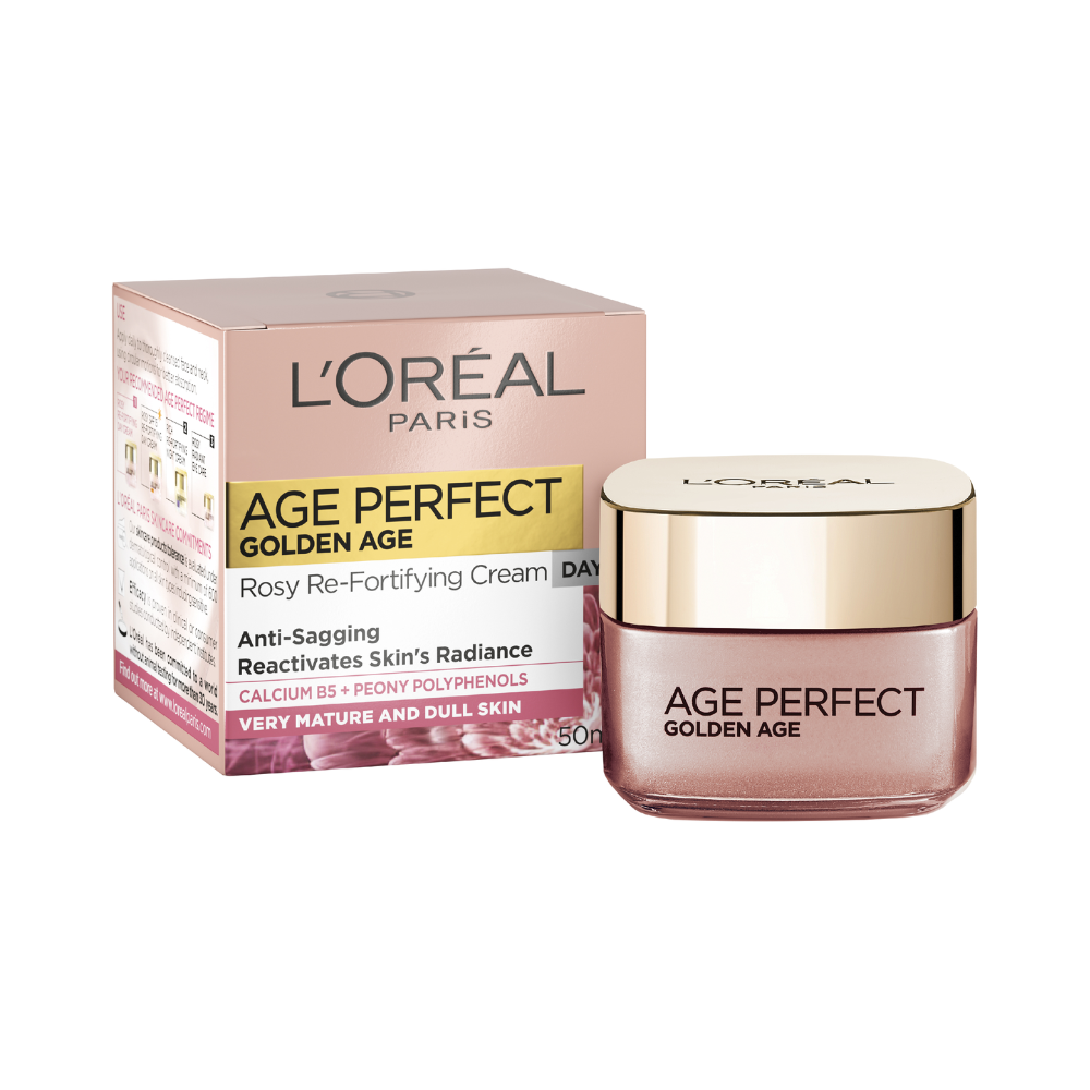 L'Oreal Paris Age Perfect Golden Age Rosy Day & Night Cream 50mL Duo