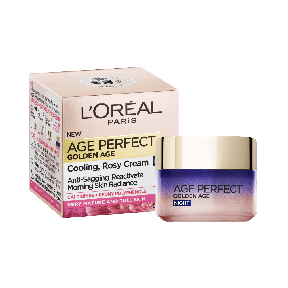 L'Oreal Paris Age Perfect Golden Age Rosy Day & Night Cream 50mL Duo