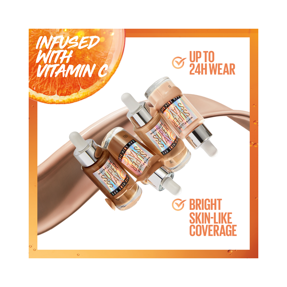 Maybelline SuperStay 24 HR Skin Tint with Vitamin C 30mL - 10