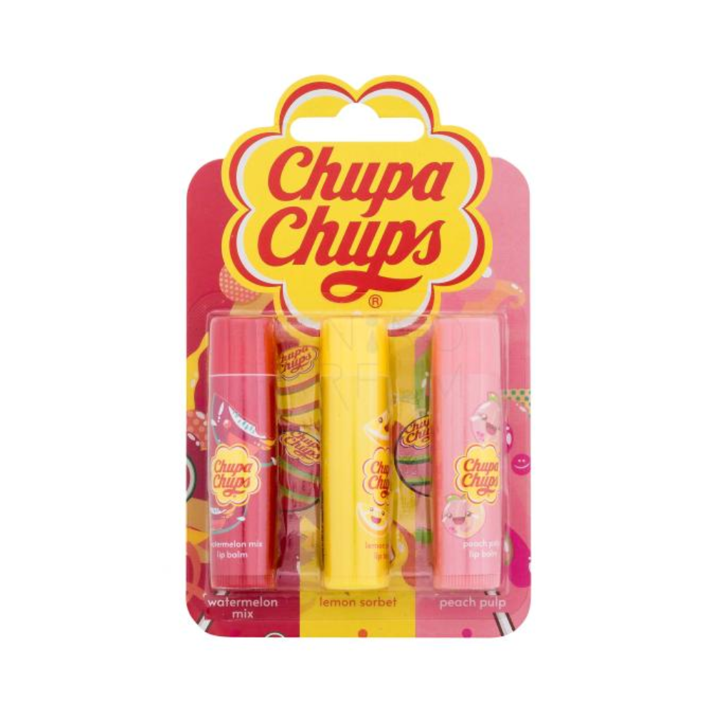 Chupa Chups Trio Lip Balm Set