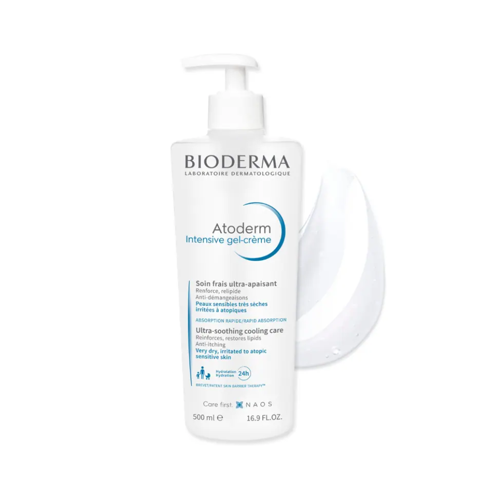 Bioderma Atoderm Intensive Gel-Creme Ultra-Lightweight Nourishing Moisturiser 500mL