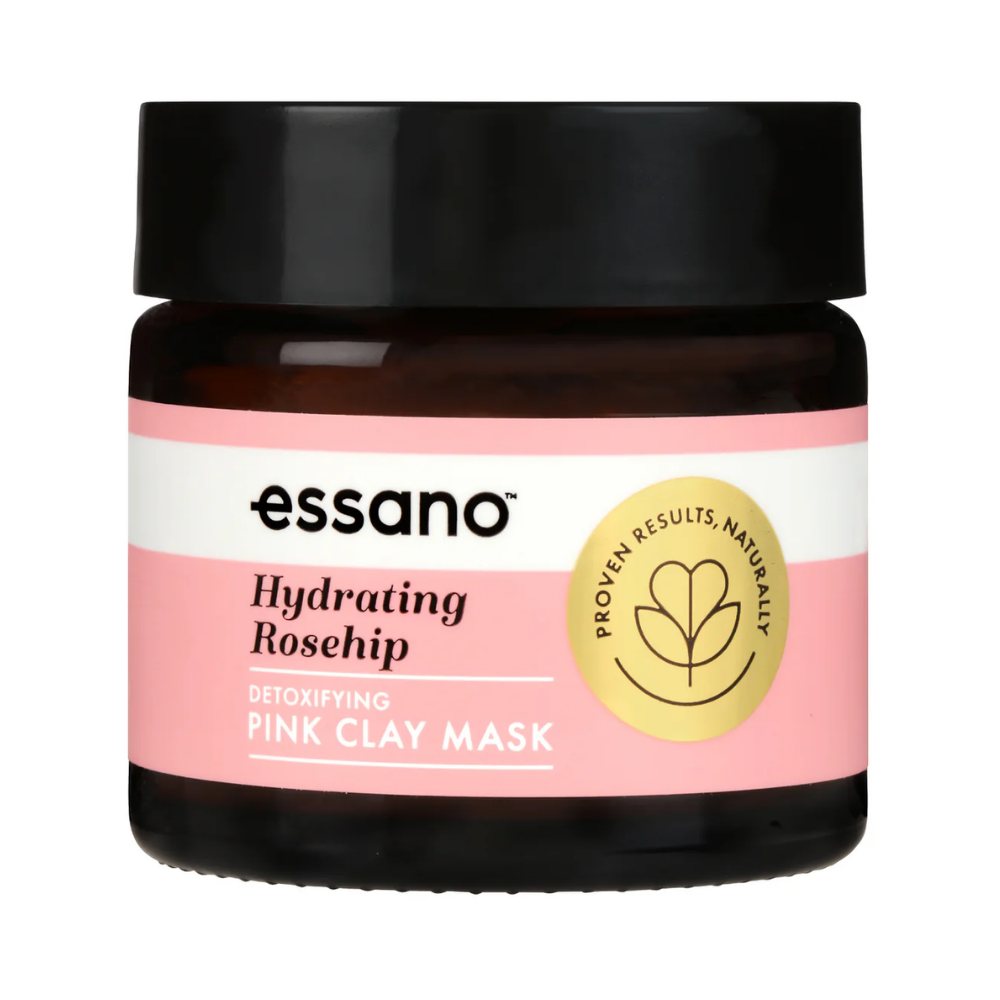 Essano Hydrating Rosehip Detoxifying Pink Clay Mask 50g