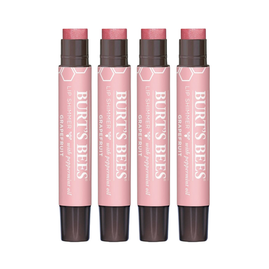 4 x Burt's Bees Lip Shimmer 2.6g - Grapefruit