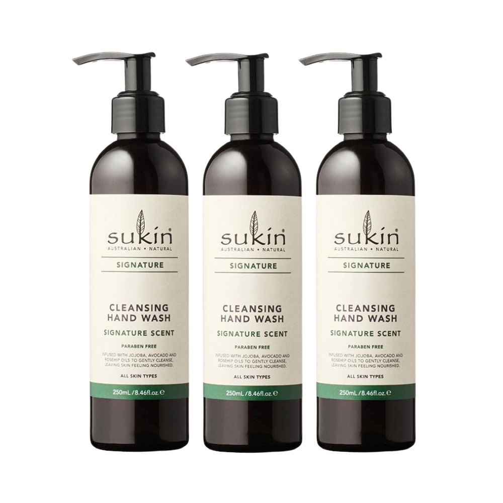 3 x Sukin Signature Cleansing Hand Wash 250mL