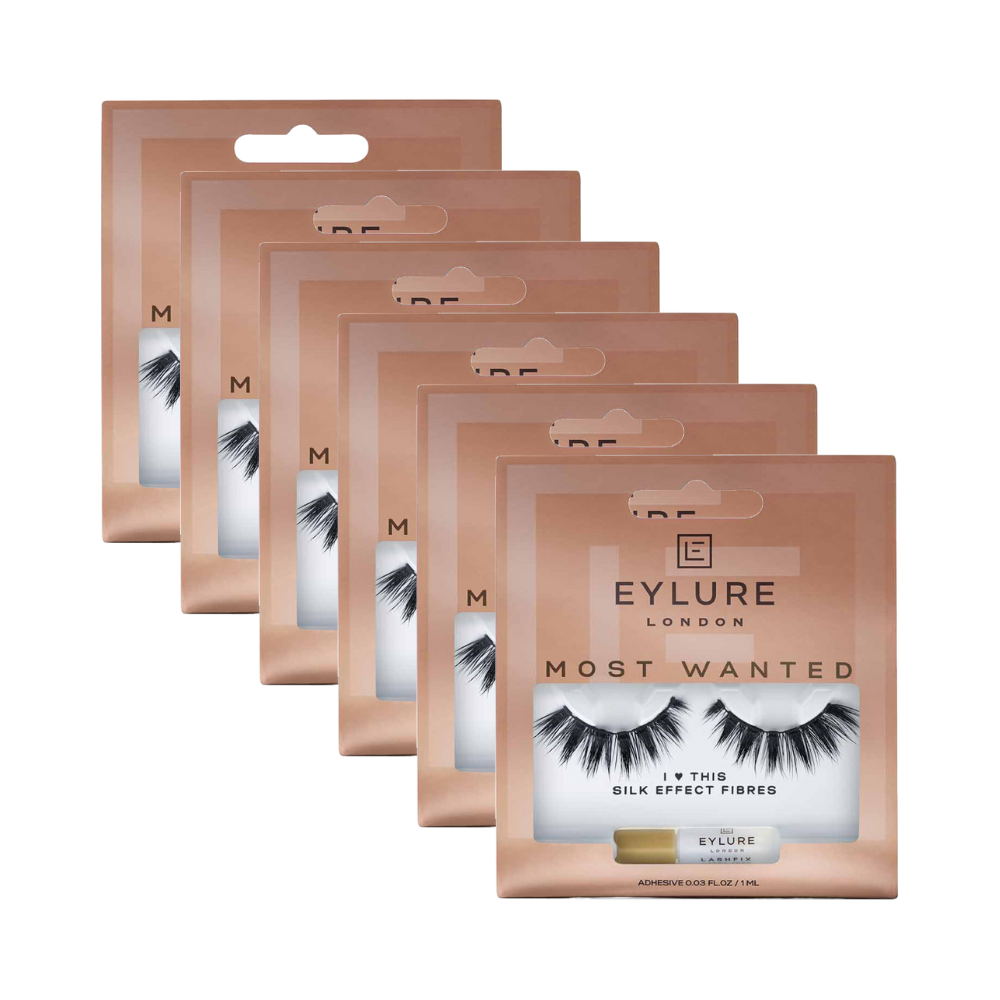 6 x Eylure London Most Wanted Lashes - I Heart This