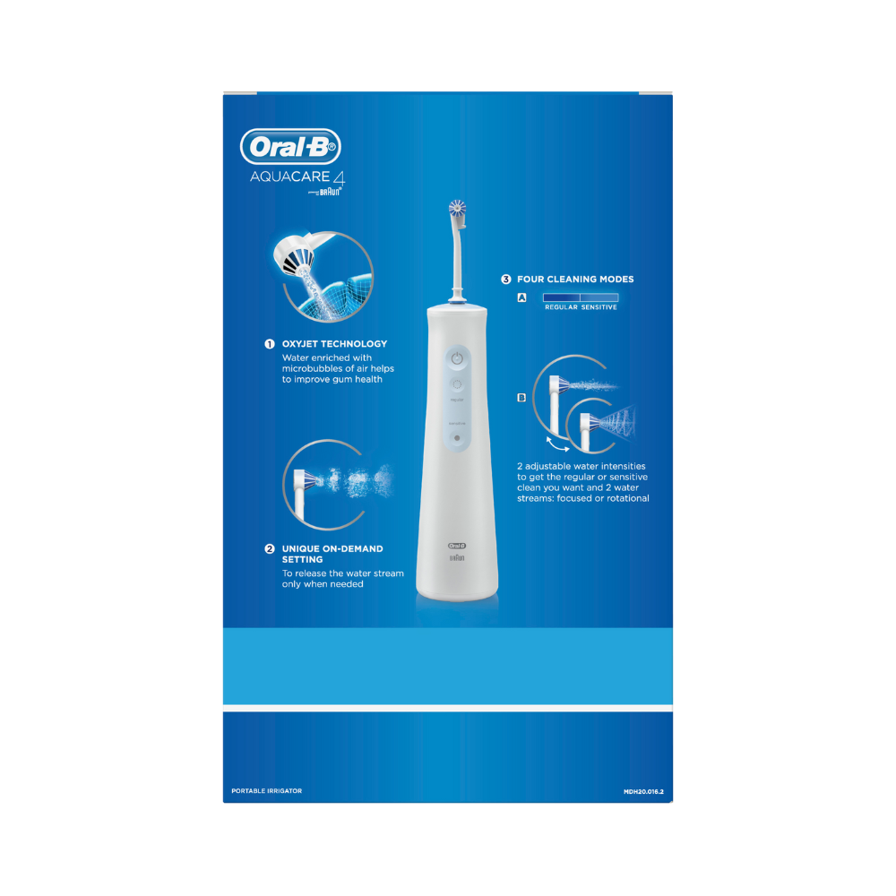 Oral-B AquaCare 4 Portable Irrigator Water Flosser