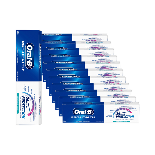 12 x Oral-B Pro-Health 24 Hour Protection Refreshing Clean Toothpaste 200g