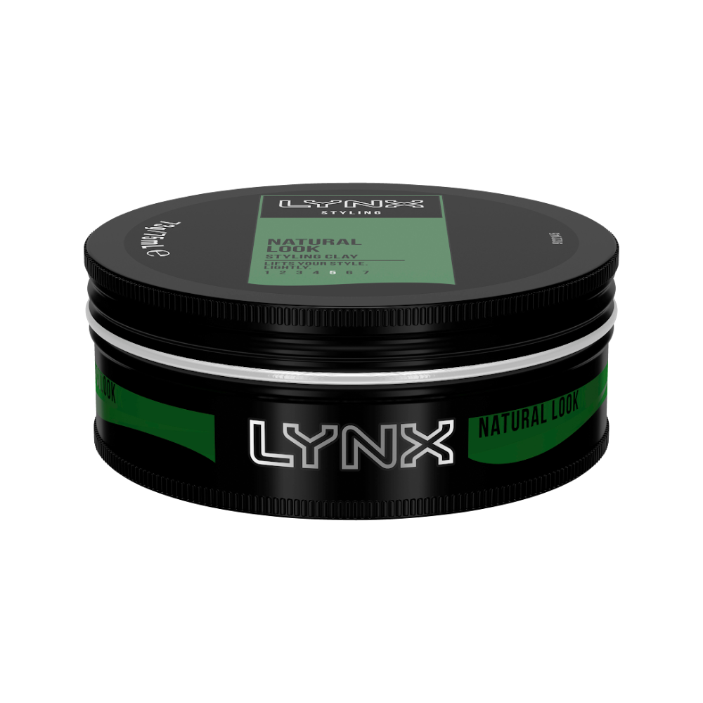 6 x Lynx Natural Look Styling Clay 75mL