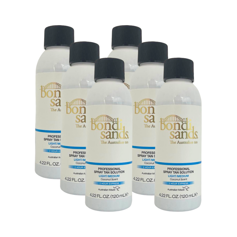 6 x Bondi Sands Salon Tan Solution Light/Medium 120mL