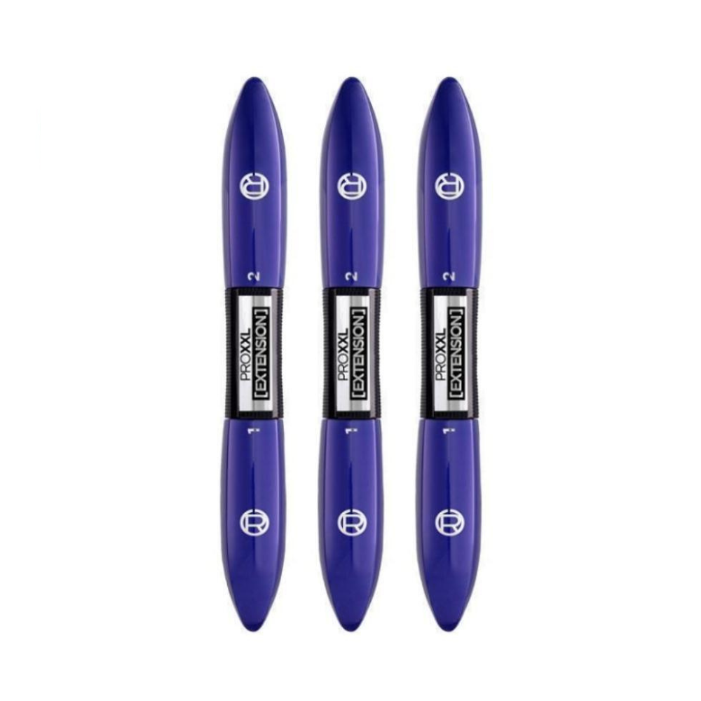 3 x L'Oreal Paris Pro XXL [Extension] 2-Step Mascara 14.2mL - Black