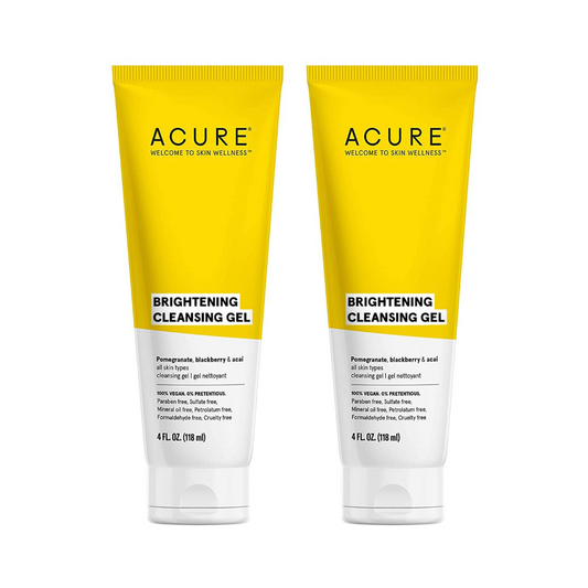 2 x ACURE Brightening Cleansing Gel 118mL