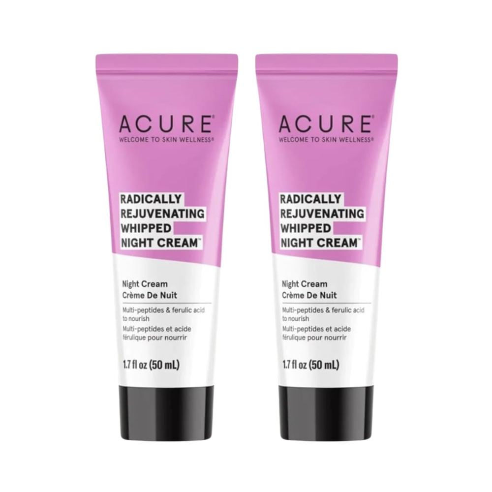 2 x ACURE Radically Rejuvenating Whipped Night Cream 50mL