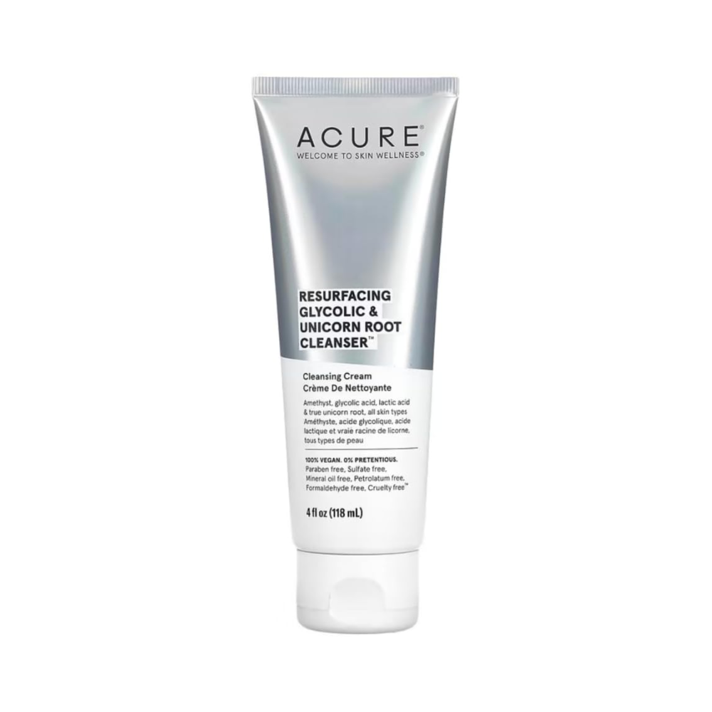 2 x ACURE Resurfacing Glycolic & Unicorn Root Cleanser 118mL