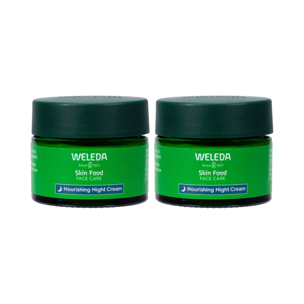 2 x Weleda Skin Food Face Care Nourishing Night Cream 40mL