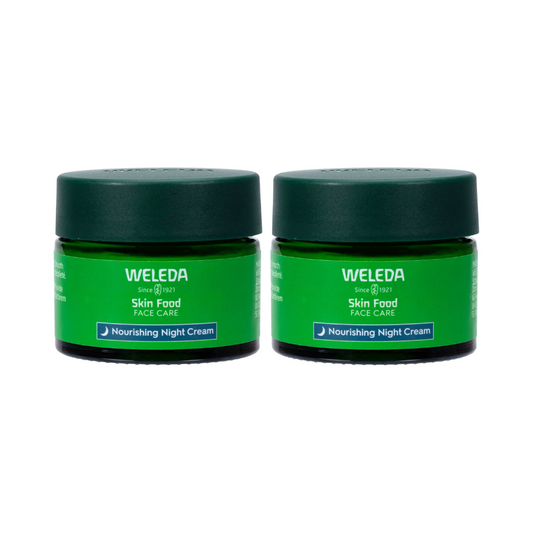 2 x Weleda Skin Food Face Care Nourishing Night Cream 40mL