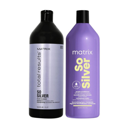 Matrix Total Results Color Obsessed So Silver Shampoo & Conditioner 1 Litre (1000mL) Duo