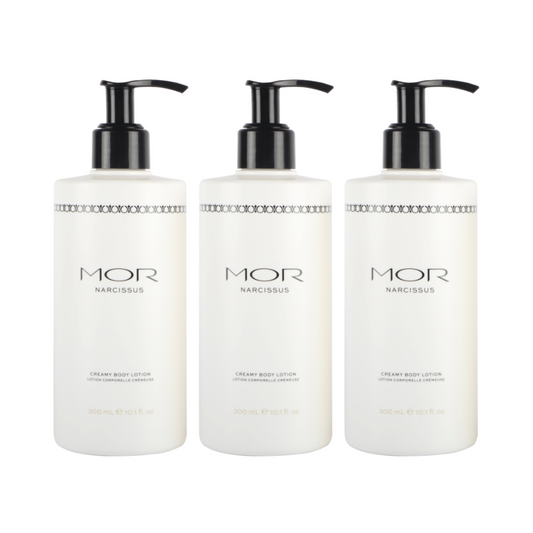 3 x MOR Boutique Creamy Body Lotion 300mL - Narcissus
