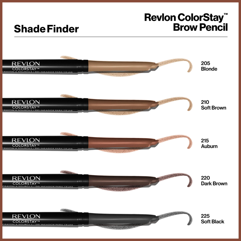 2 x Revlon ColorStay Brow Pencil 0.35g - 220 Dark Brown