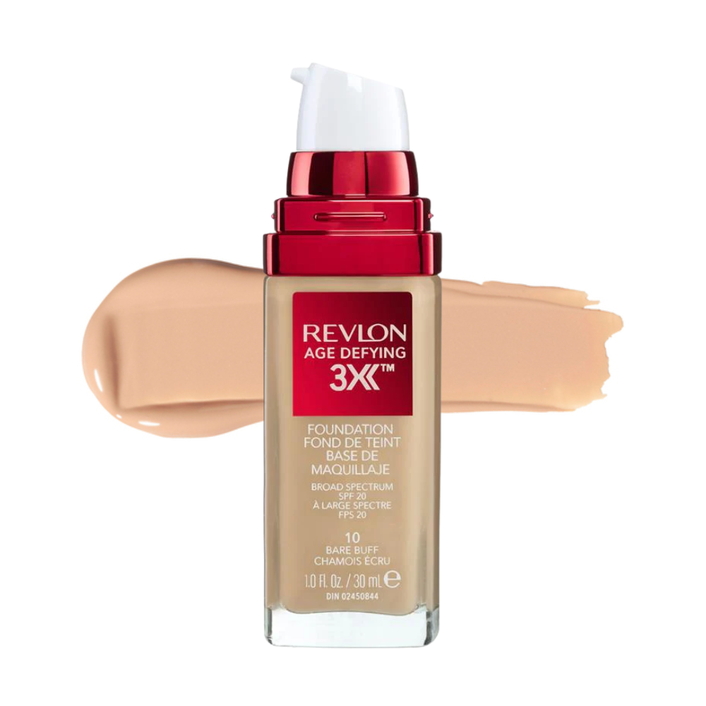 Revlon Age Defying 3X Foundation 30mL - 10 Bare Buff