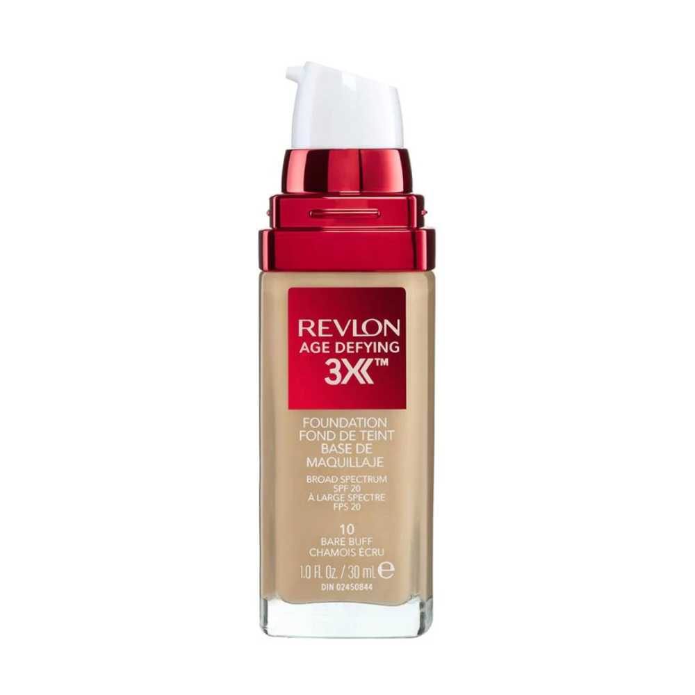 Revlon Age Defying 3X Foundation 30mL - 10 Bare Buff