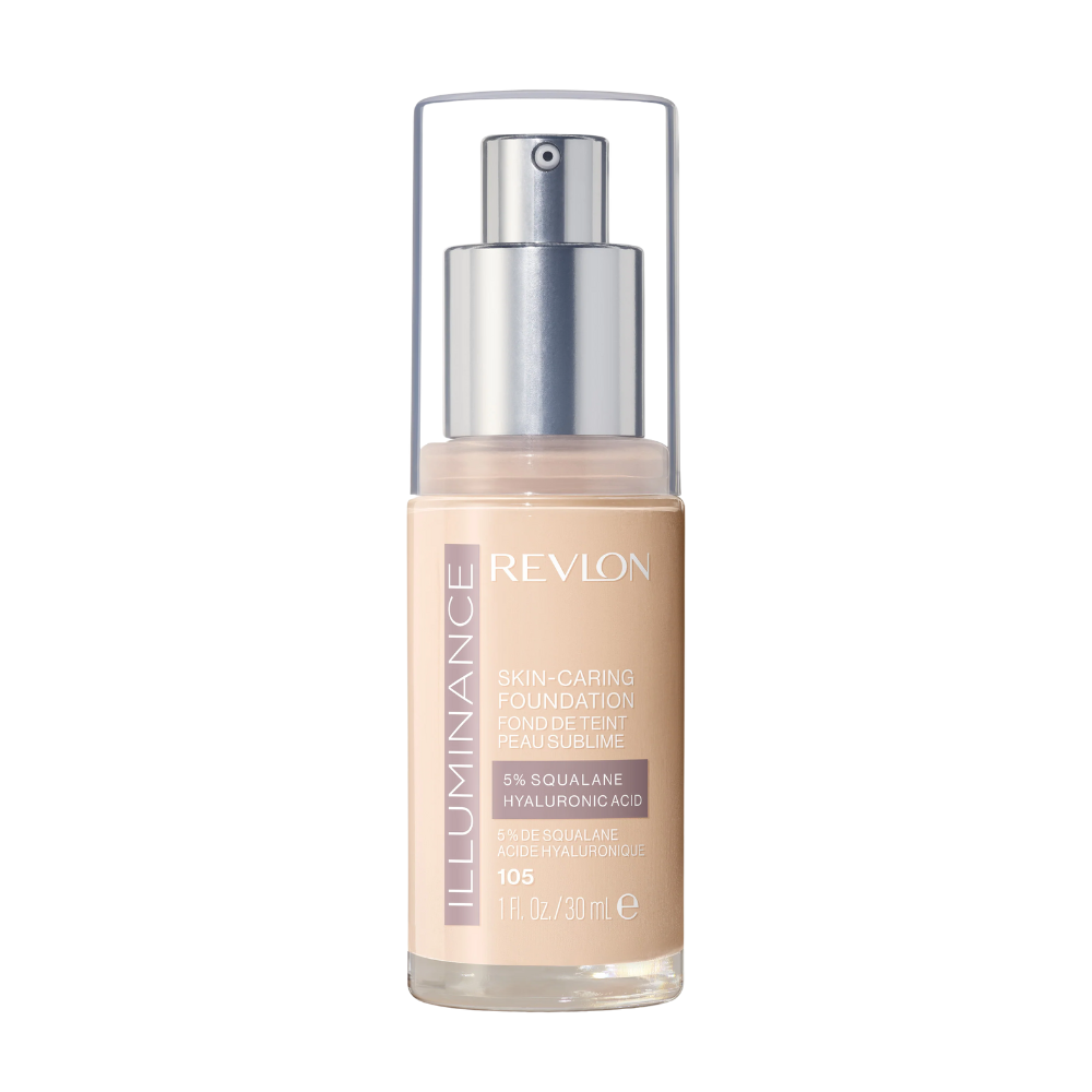 2 x Revlon Illuminance Skin-Caring Foundation 30mL - 105 Cream Ivory