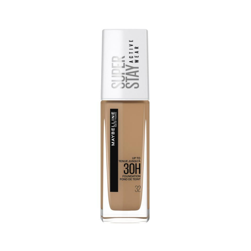 3 x Maybelline SuperStay Active Wear 30HR Longwear Foundation 30mL - 32 Golden