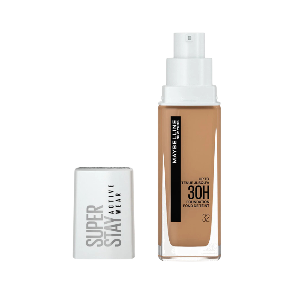 3 x Maybelline SuperStay Active Wear 30HR Longwear Foundation 30mL - 32 Golden