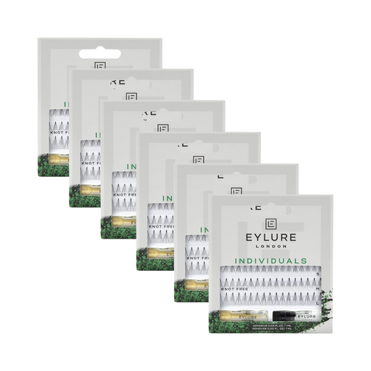 6 x Eylure London Lashes Individuals Knot Free
