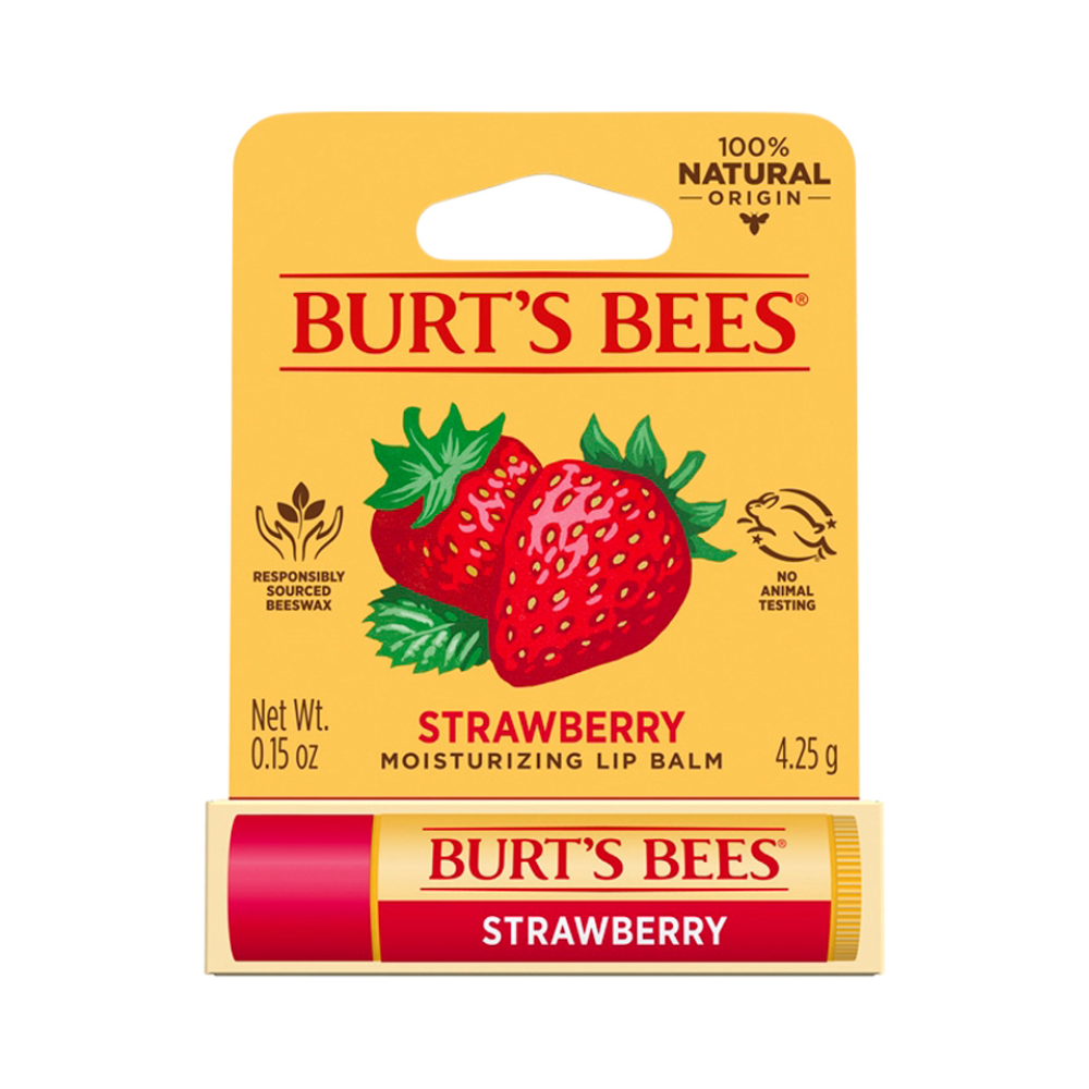 6 x Burt's Bees Strawberry Lip Balm 4.25g