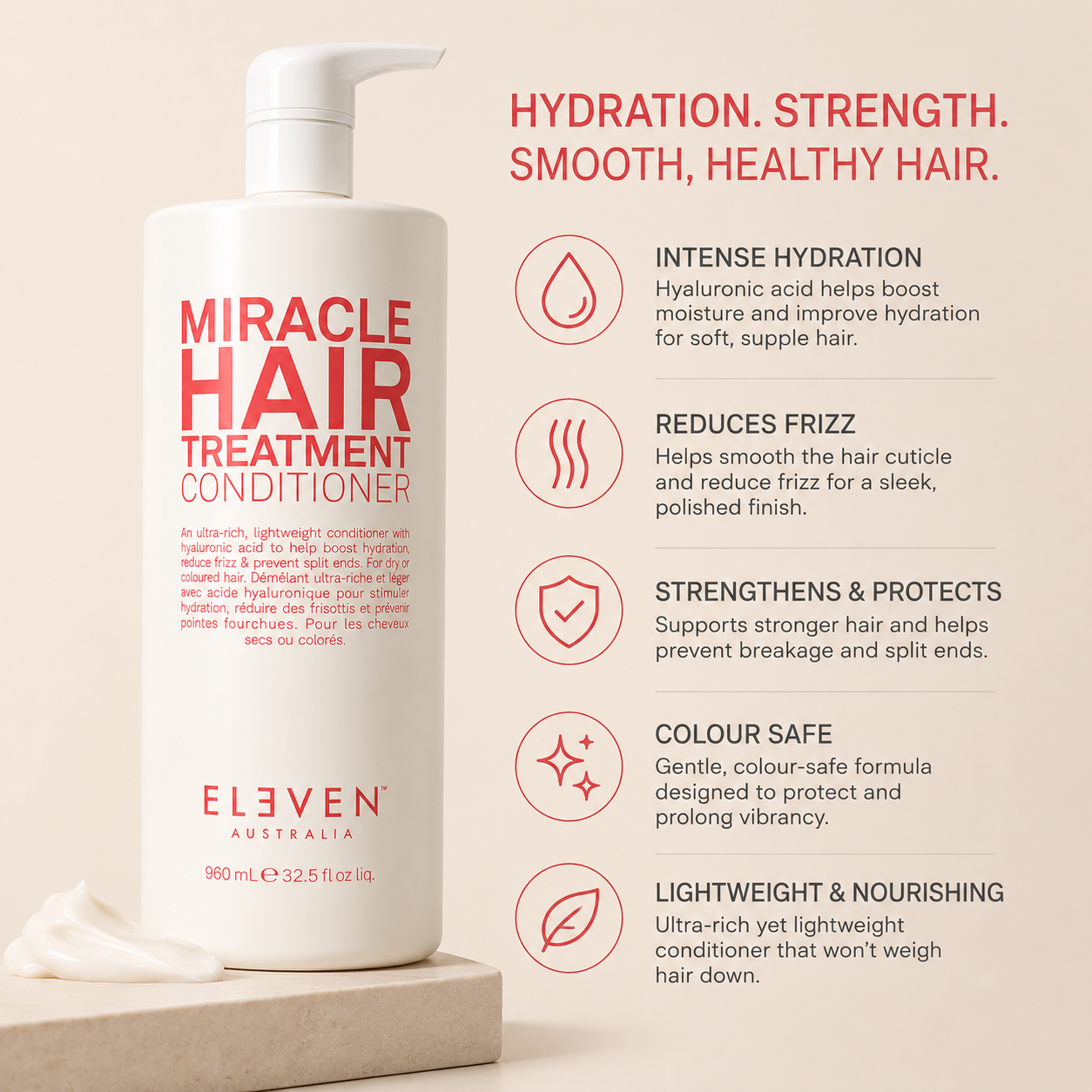 Eleven Australia Miracle Hair Treatment Conditioner 960mL