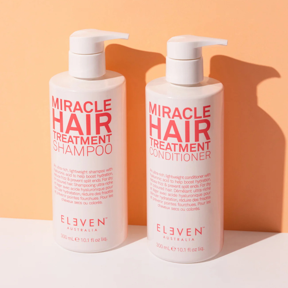 Eleven Australia Miracle Hair Treatment Shampoo & Conditioner 960mL Duo