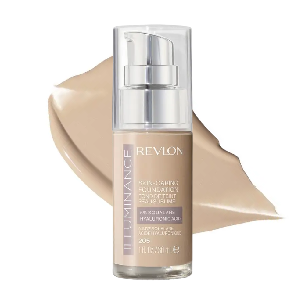 2 x Revlon Illuminance Skin-Caring Foundation 30mL - 205 Natural Ochre