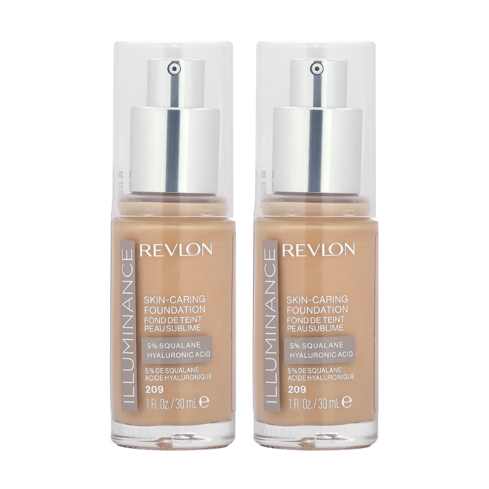 2 x Revlon Illuminance Skin-Caring Foundation 30mL - 209 Buff Beige