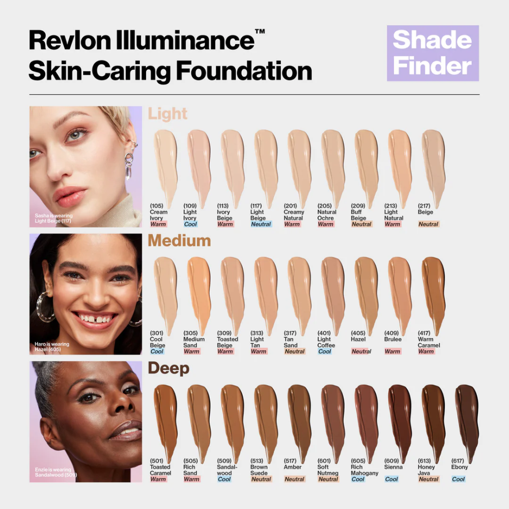 Revlon Illuminance Skin-Caring Foundation 30mL - 213 Light Natural
