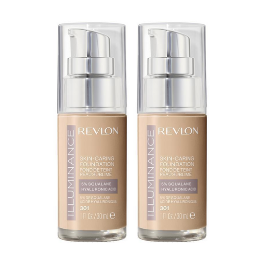 2 x Revlon Illuminance Skin-Caring Foundation 30mL - 217 Beige