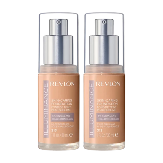 2 x Revlon Illuminance Skin-Caring Foundation 30mL - 313 Light Tan