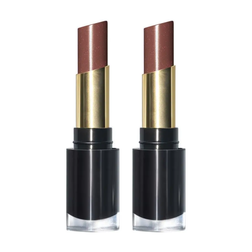 2 x Revlon Super Lustrous Glass Shine Lipstick 3.1g - 008 Rum Raisin