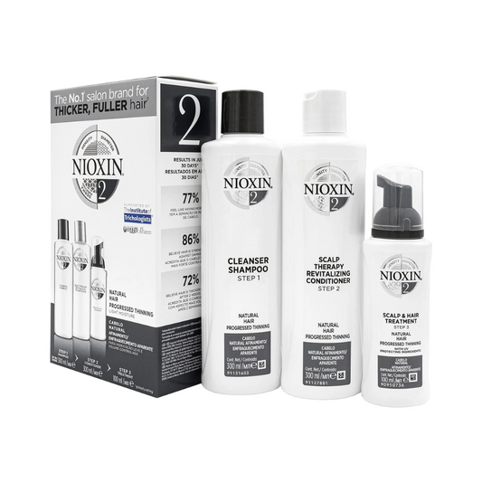 Nioxin System 2 Full Size Kit - Natural Hair With Progressed Thinning