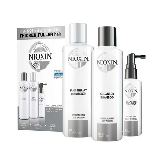 Nioxin System 1 Trial Kit - Natural Hair Light Thinning