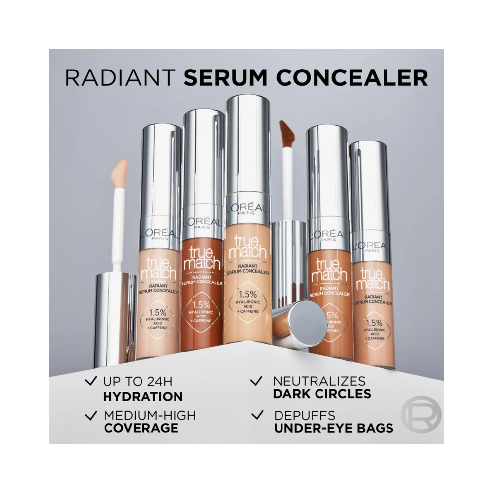 L'Oreal Paris True Match Radiant Serum Concealer 11mL - 2R/C
