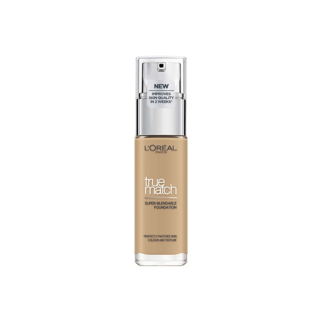 3 x L'Oreal Paris True Match Super Blendable Liquid Foundation 30mL - 3.D/3.W Golden Beige