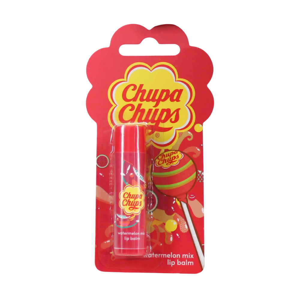 3 x Chupa Chups Lip Balm Watermelon Mix 4g