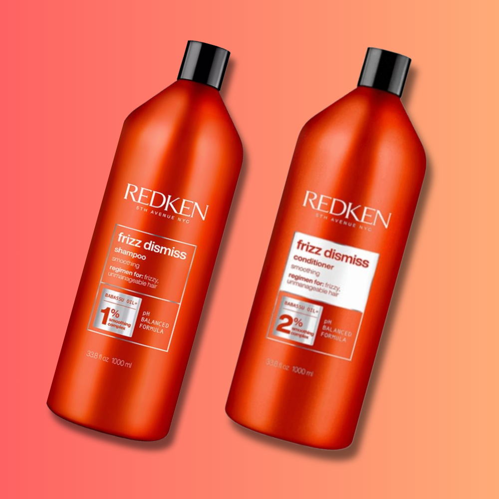Redken Frizz Dismiss Shampoo & Conditioner 1 Litre (1000mL) Duo