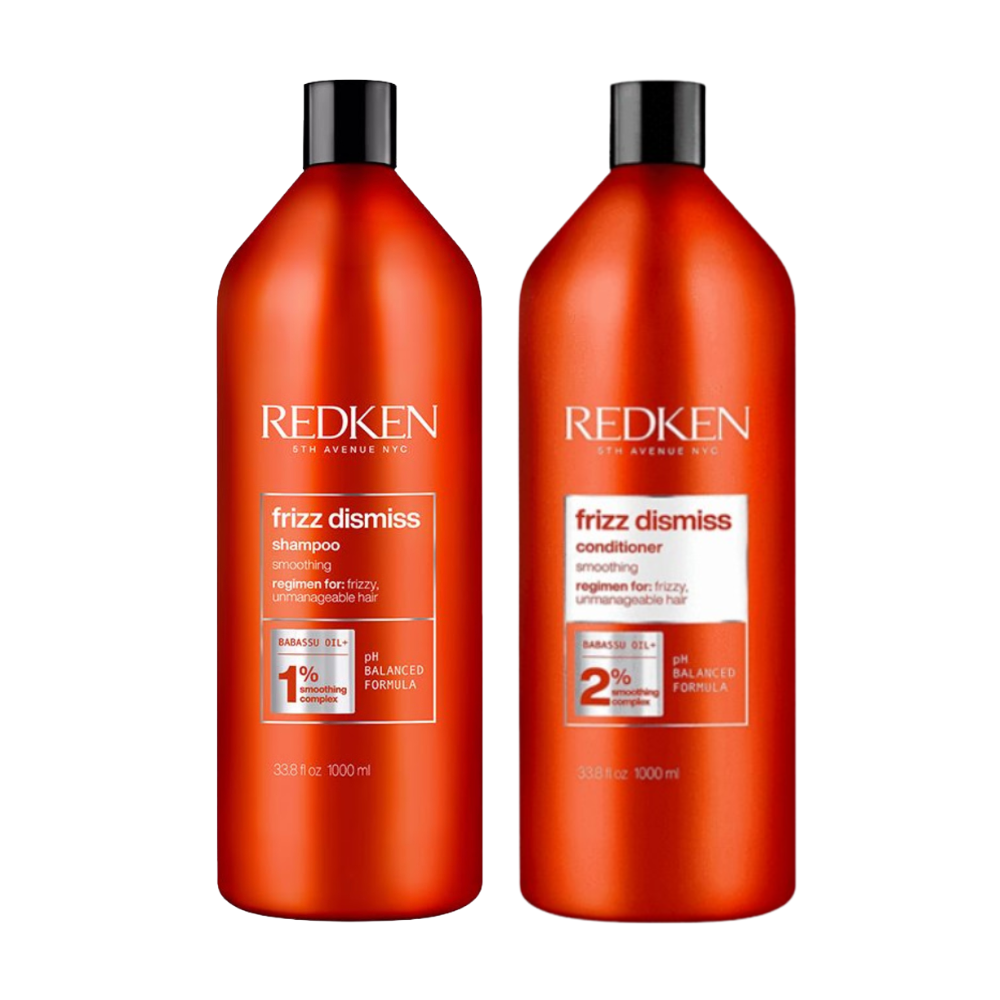 Redken Frizz Dismiss Shampoo & Conditioner 1 Litre (1000mL) Duo