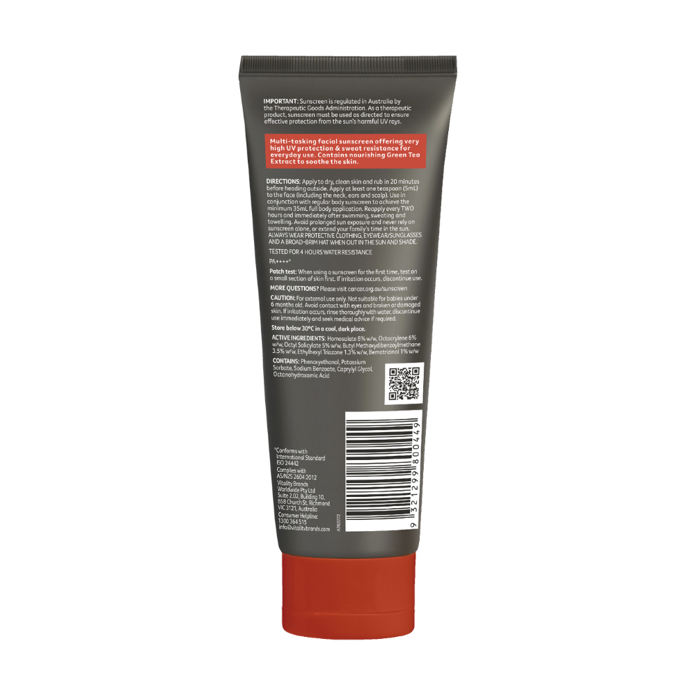 5 x Cancer Council Hydrating Sunscreen For Men SPF50+ 100mL